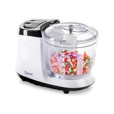 Quest Mini Food Processor 350W 400ml Electric Vegetable Chopper Stainless Blade