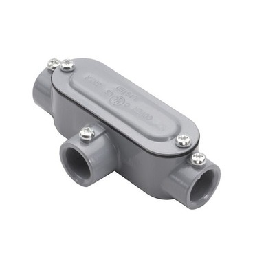 Southwire ET7CG 2-1/2'' T Type EMT Conduit Body With Cover & Gasket (Pack of 2)