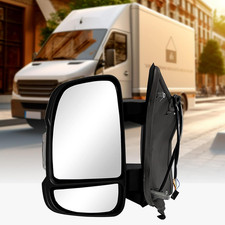 Left Diver Side Mirror Compatible with Ram Promaster1500/2500/3500 2014-2023 Rea