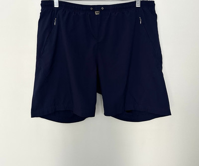 Adidas Porsche Design Sport Men's Dark Blue Running Shorts W/Liner Short Sz LG
