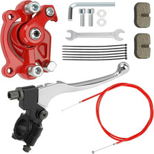 Mini Bike Rear Brake Lever Kit with Brake Caliper Replacement and 61" Brake C...