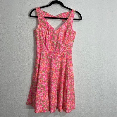 NWT Lily Pulitzer Fiesta Pink Everything Nice Freja dress Coastal Preppy Vacay