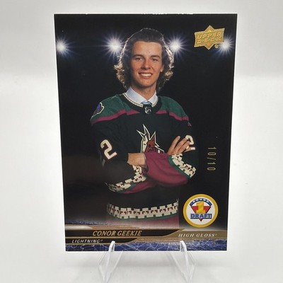 2024-25 Extended Series Conor Geekie High Gloss Round 1 Draft /10 #744 Bookend