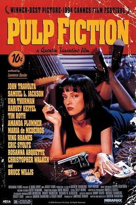PULP FICTION FILMPOSTER KINOPLAKAT FILMPLAKAT MOVIE FILM POSTER