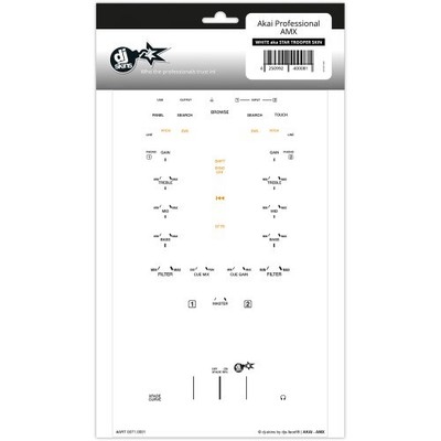 dj-skins - Akai Professional AMX WHITE aka STAR TROOPER Skin | Neu