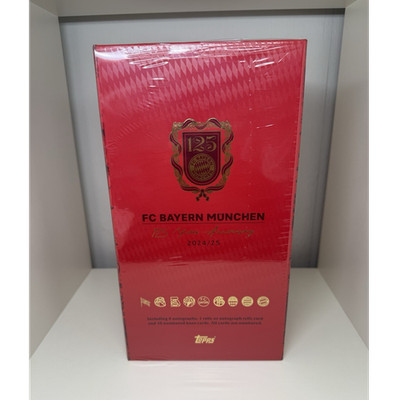 Topps 125 Bayern Box - FC Bayern München - Hobby Box - Display- 125th Anniversay