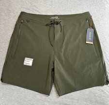 Roark Hybrid Layover Trail Hiking Short 3.0 Green Stretch Men  s Sz 36 BNWT 75
