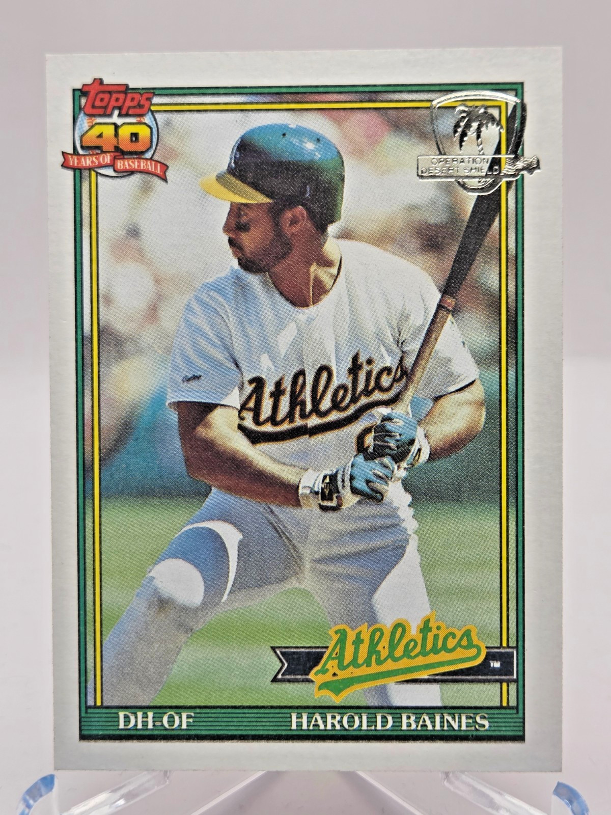 1991 TOPPS DESERT SHIELD #166 HAROLD BAINES