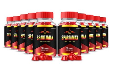 Spartamax Gummies, Max Strength, Sparta Max Natural Supplement (10 Pack)