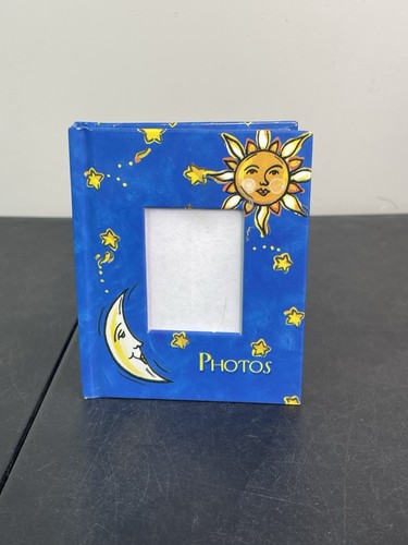 Vintage Celestial Sun Moon Stars Mini Photo Album Y2K 2000 Whimsigoth
