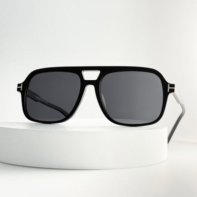 #ad Tom Ford TF884 Falconer Sunglasses Black Frame Gray Lens Oval 60 18 140 $118.00