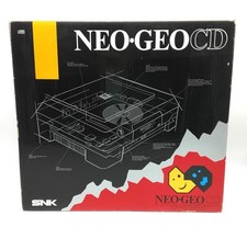 Neogeo CD front loader console boxed with Neo CD SD loader, manual, cables, pad