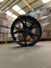 18" Estoril style alloy wheels Black Rims 5x112 For Seat Altea Ateca Leon Toledo