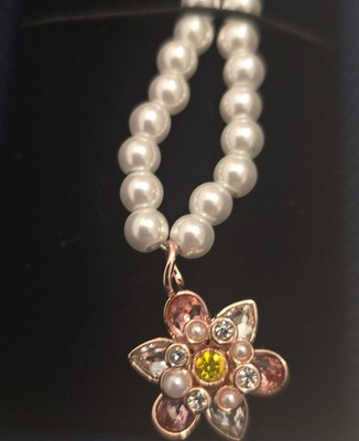 Swarovski 5725739 Idyllia Kristallperlen Kette Blumen Roségold Neu mit Box
