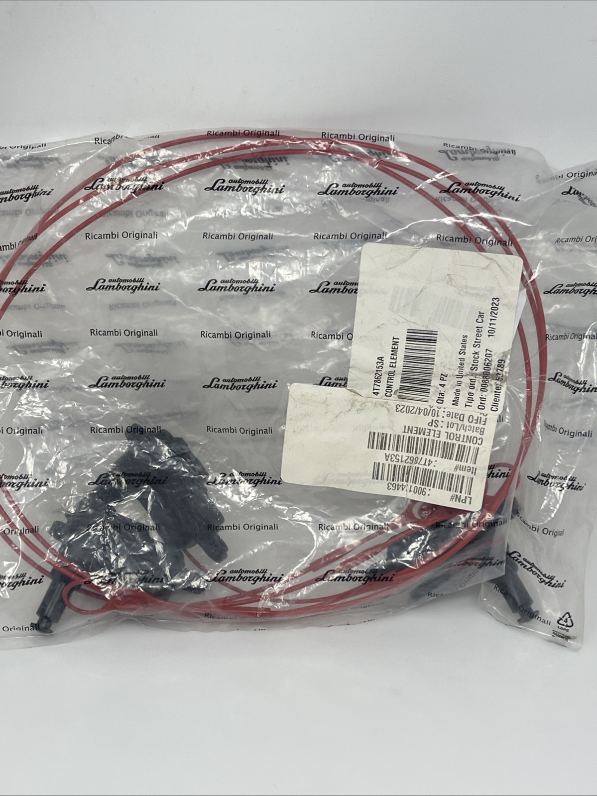 OEM LAMBORGHINI Huracan Spyder Fuel Filler Flap Control Actuator 4T7862153A, New