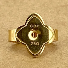 David Yurman 18K Yellow Gold Quatrefoil Earring Back - SINGLE