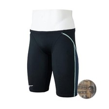 Mizuno GX Sonic Stream Men's Swim Half Spats Black Charcoal Size S New