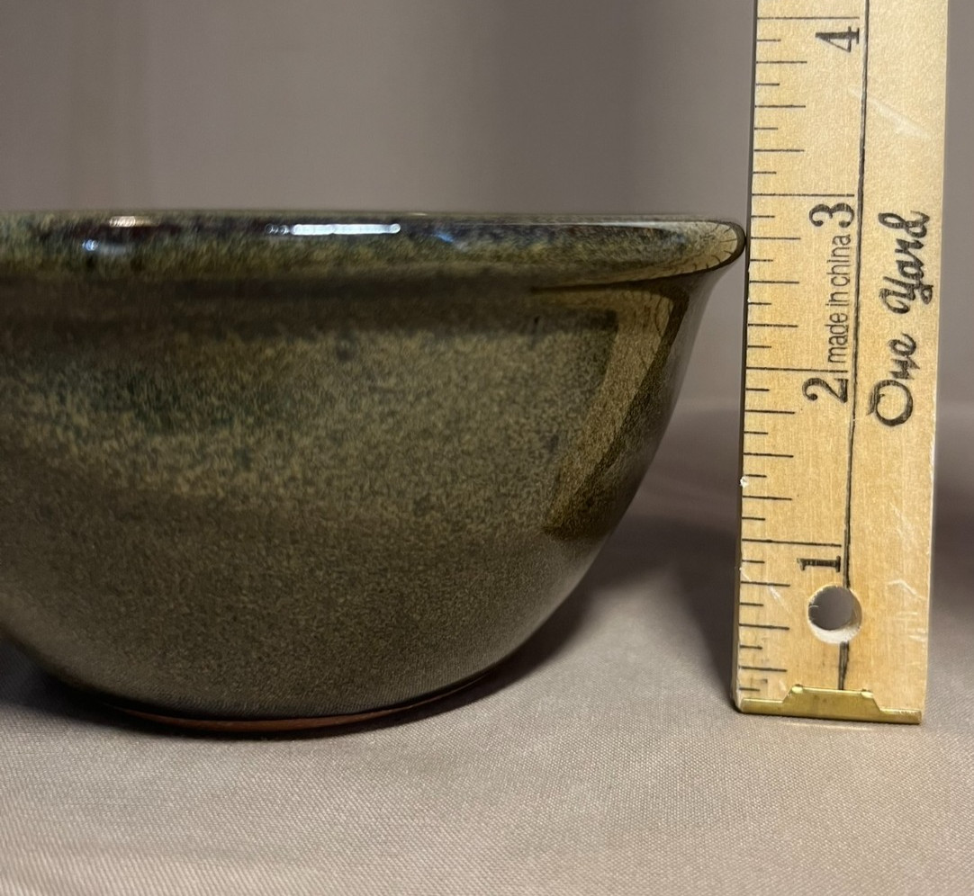 Jugtown Ware-North Carolina Southern Pottery 6" Cereal/Ice Cream Bowl P. Owens