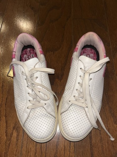 G Fore Perforated Pink And White Golf Spikes Size 9 | eBay
