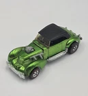 Hot Wheels Redline Classic Cord Apple Green 1970 Black Top
