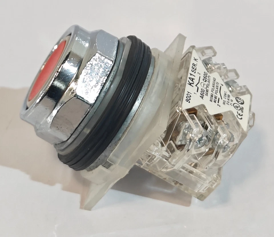 SCHNEIDER 9001KR1BH13 PUSHBUTTON OPERATOR BLACK 1NO/NC FREE FAST SHIPPING - Image 4 of 4