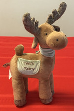 Maison Chic Tooth Fairy Melford Moose Plush with Pocket Stuffed Animal 10809