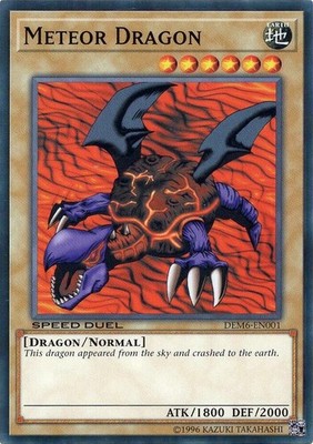 1x (NM) Meteor Dragon - DEM6-EN001 - Common  YuGiOh