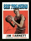 1971-72 Topps #104 Jim Barnett  signed autograph VGEX-EX, Clean bp BXCP72