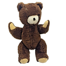 12" Vintage 1970s Knickerbocker Animals of Distinction Brown Teddy Bear Plush