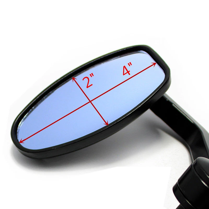 Motorcycle 7/8'' Handle Bar End Rear Mirrors For Indian Scout Bobber Criuser A+ - Image 4 of 4