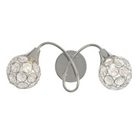 Oaks Lighting 2184/2 Ch - Lana Chrome Wall Light - 2184/2 Ch Oaks Lighting 2184/2 Ch - Lana Chrome Wall Light - 2184/2 Ch