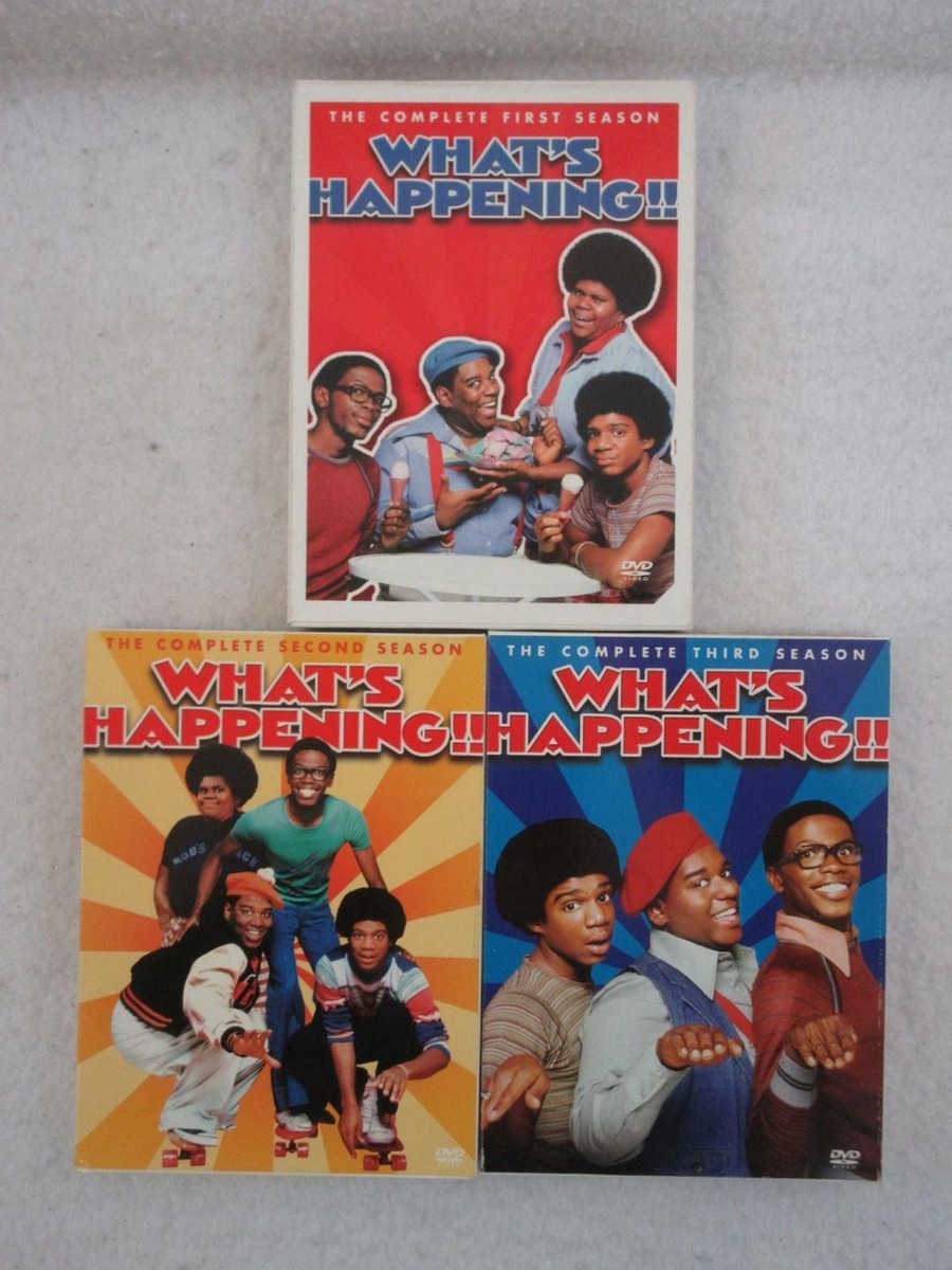 WHAT'S HAPPENING!! Seasons 1-3 Complete 9 DVDs | eBay