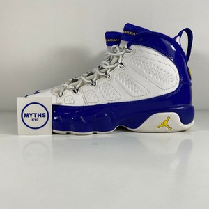 purple and white jordan 9