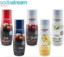 NEW SodaStream Fountain-Style Sparkling Carbonated Water 1 Soft Drink Syrup Mix