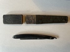 Antique Wade Butchers Patent Frame Back Razor w/ Coffin Sheffield