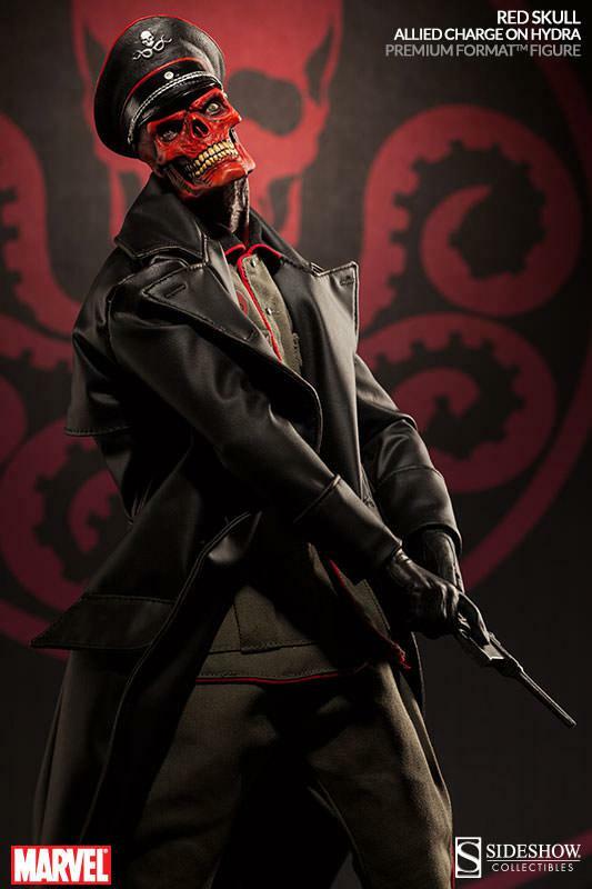 Red Skull Allied Charge on Hydra 53 cm, PF, Statue - Sideshow