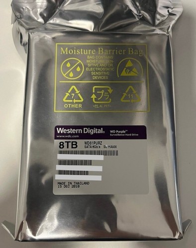 Western Digital Purple Surveillance HDD WD81PURZ 8TB 3.5" SATA