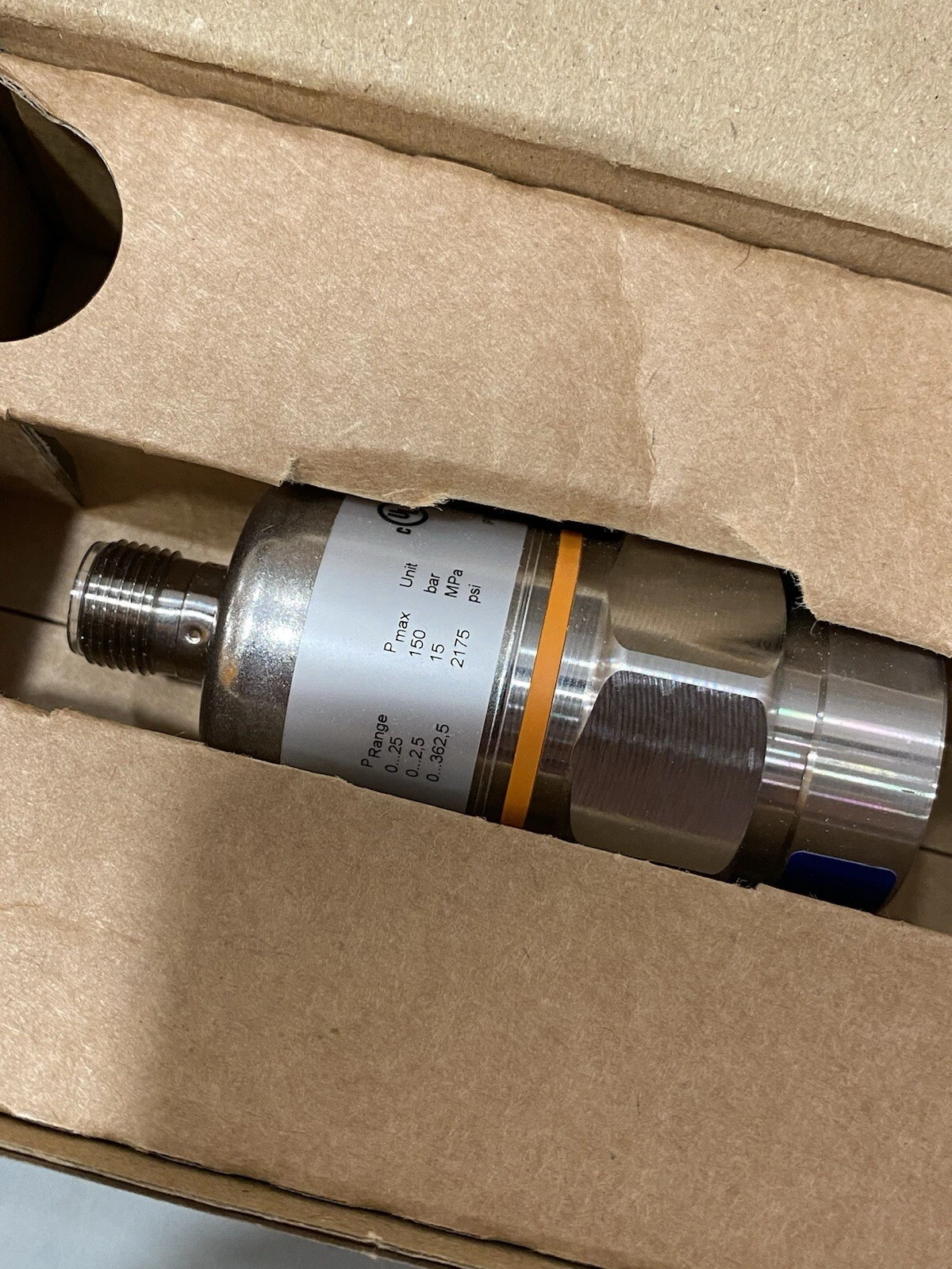 IFM PA3023 Pressure Sensor G 1/4 I Range 0-25bar Out 4-20mA Brand New In Box 6