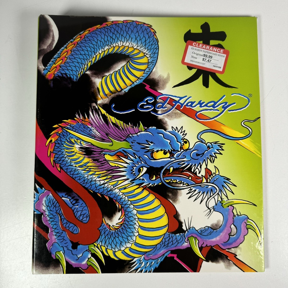 Ed Hardy Lisa Frank Love Kills Slowly Dragon 1 Inch Binder New W