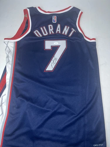 Kevin Durant Autographed Brooklyn Nets signed NBA Swingman Jersey - JSA COA