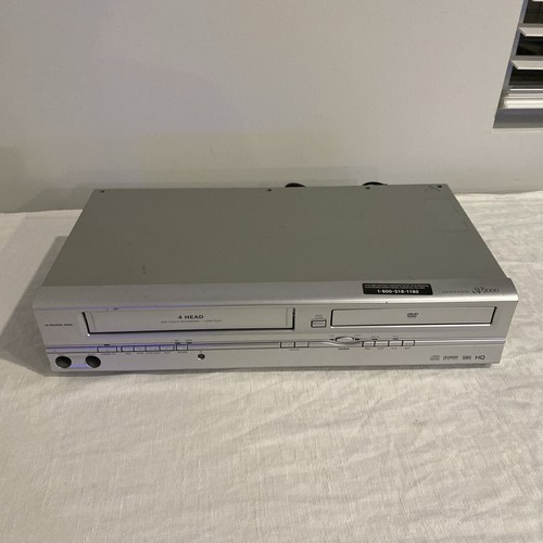 Funai SV2000 WV805 4Head HiFi VCR VHS Recorder DVD Player Combo TESTED No Remote