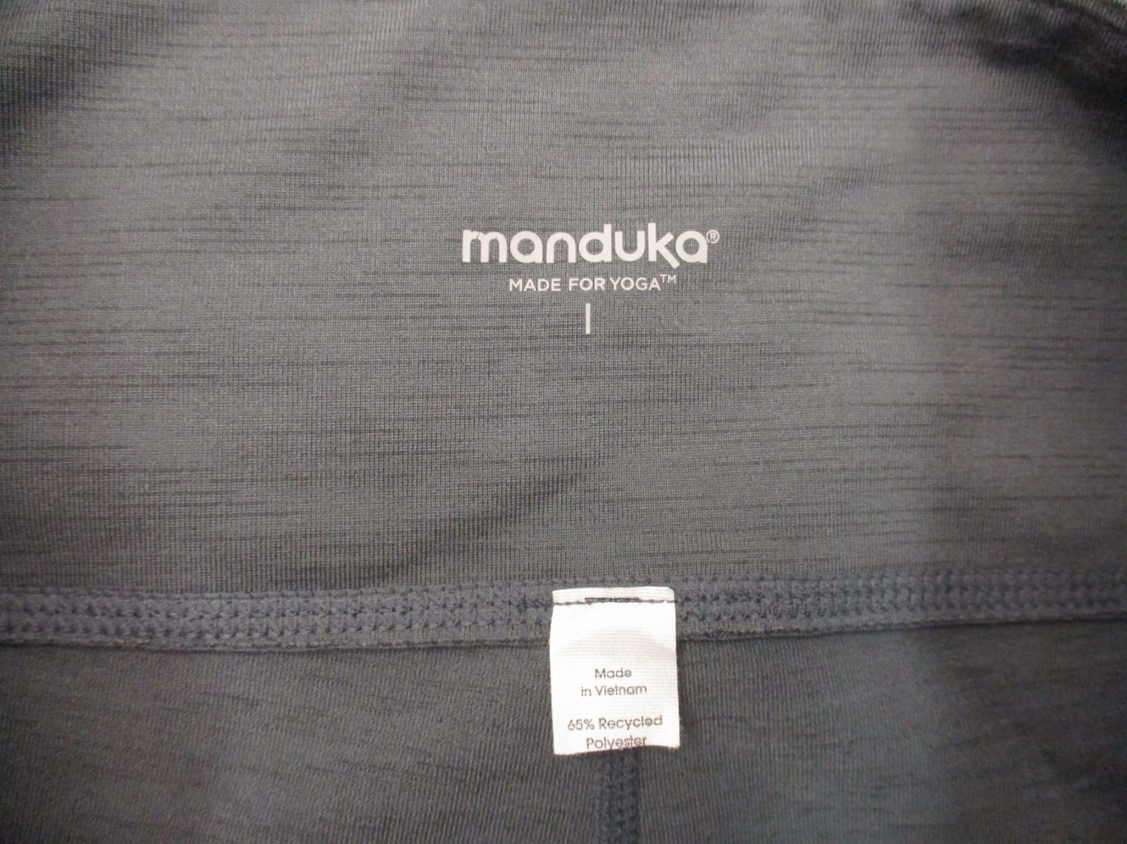 manduka high rise pull on athletic stretch leggings