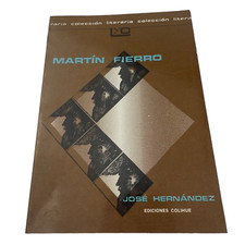 Martin Fierro Hernandez Colihue Spanish Classic Gaucho Poem Softcover