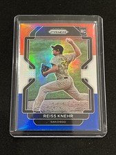 2022 Panini Prizm - Red White & Blue Prizm #61 Reiss Knehr (RC)