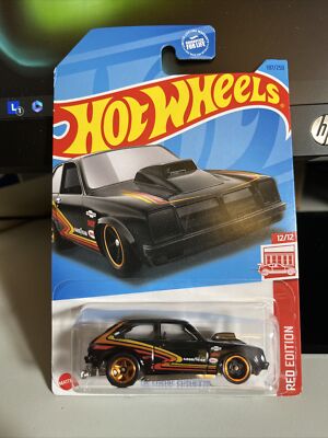ERROR Hot Wheels Red Edition 12/12 Black '76 Chevy Chevette Car