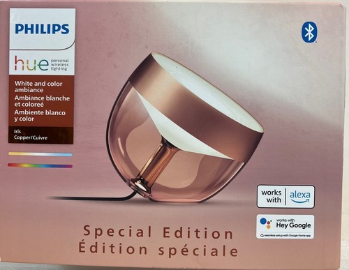 Philips Hue White and Color Dimmable Smart Lamp, Limited Edition Copper-scratch