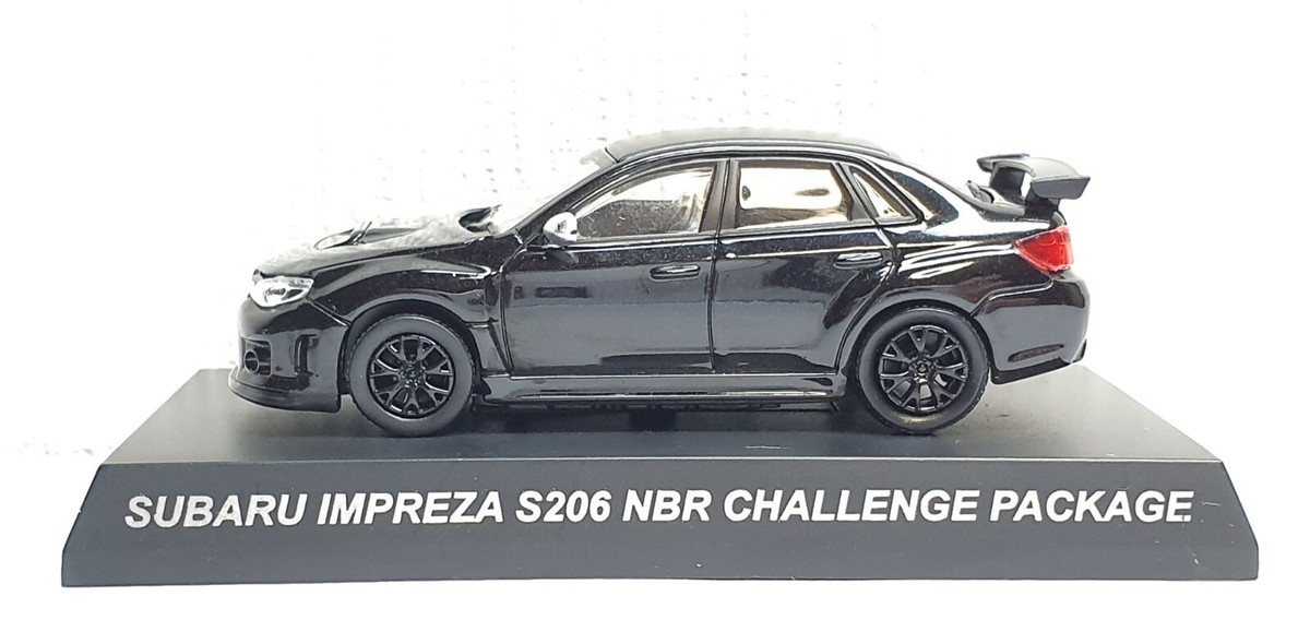 1/64 Kyosho SUBARU IMPREZA WRX STI S206 NBR CHALLENGE BLACK