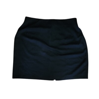 Bentley Skirt Womens Plus Size 20 Black Stretch Waist Zip Back Minimalist Basic