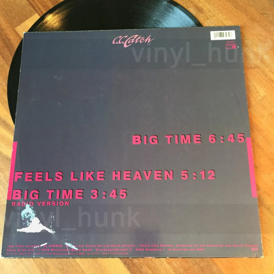 T25 C.C. CATCH Big time 12ps maxi vinile - Immagine 2 di 4