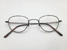 Eschenbach Women's Oval Eyeglasses Frames Gray TITANflex Flexible 45  21-135